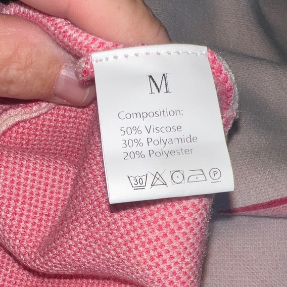 MISS sparkling - PINK BOWS CARDIGAN Medium NWOT - Picture 8 of 9